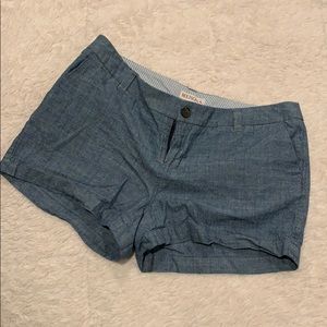 🐙 6/$20 Merona Chambray Shorts Size 6